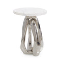 Kaari Side Table, Polished Nickel | John Richard - JFD-0383