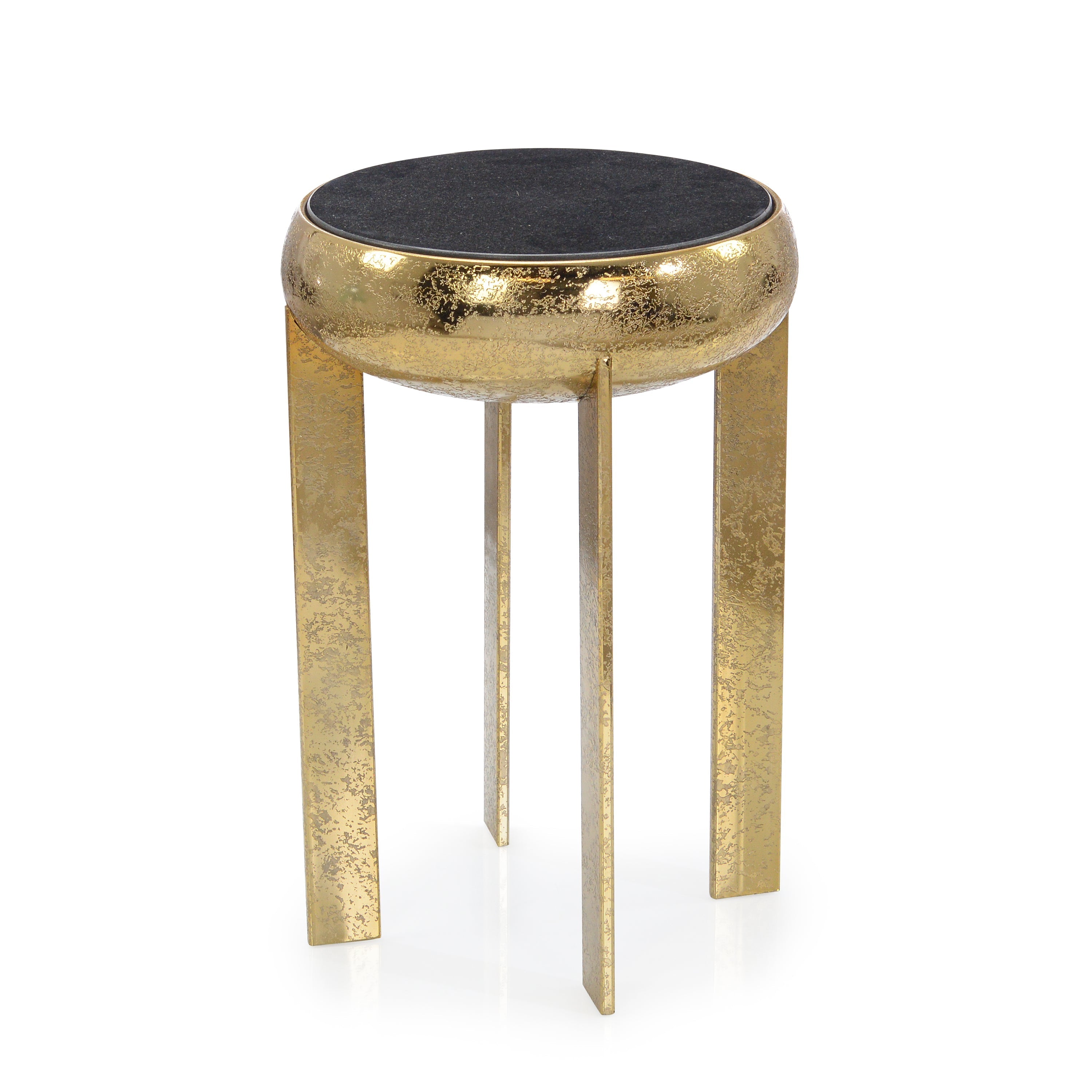 Annula Side Table, Black Marble | John Richard - JFD-0408