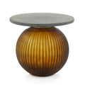 Jali Side Table, Small Amber | John Richard - JFD-0419