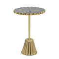 Peony Accent Table, Light Green | John Richard - JFD-0428