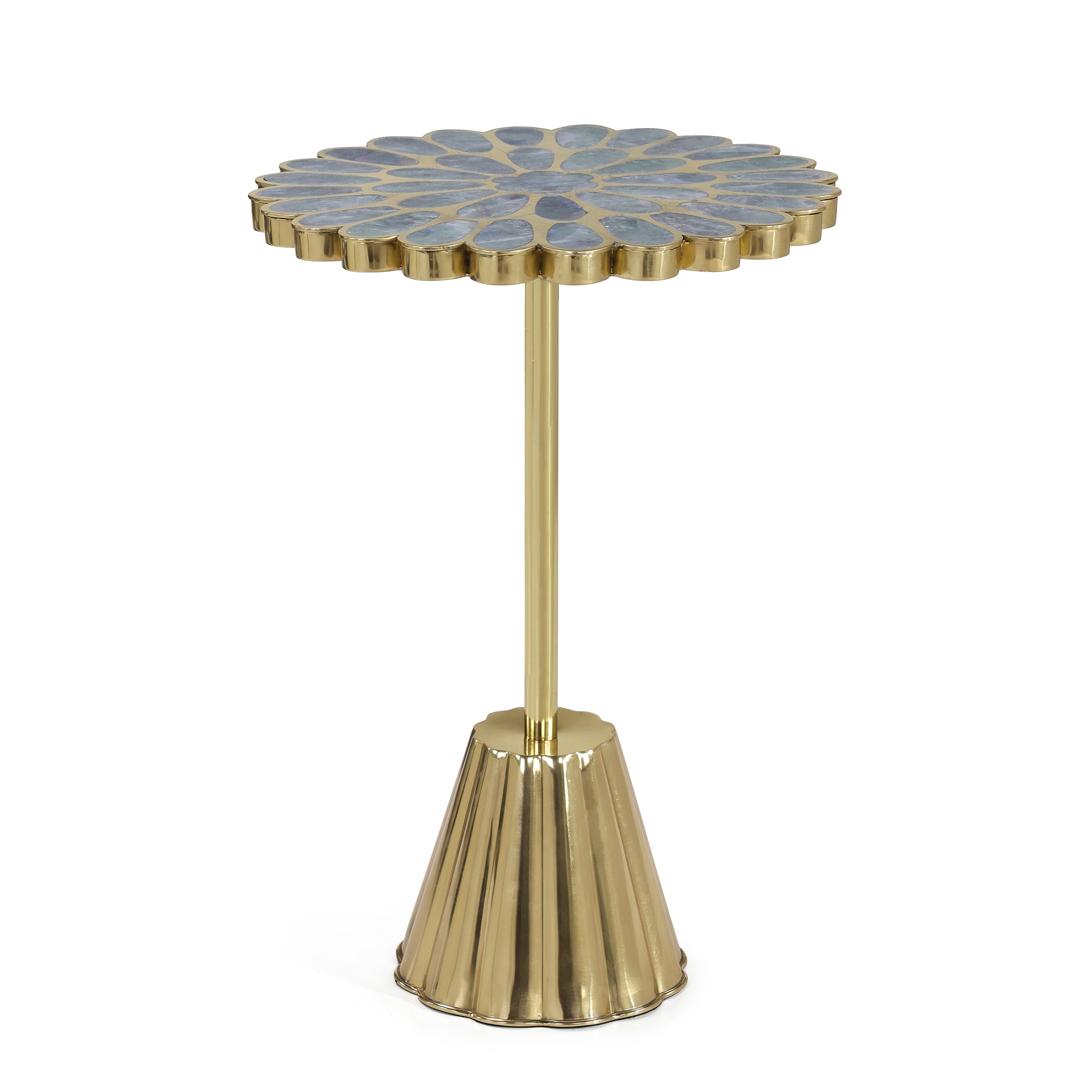 Peony Accent Table, Light Green | John Richard - JFD-0428