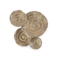 Set Of Four Gold And Nickel Escargot Wall Hangings | John-Richard - JRA-10215S4