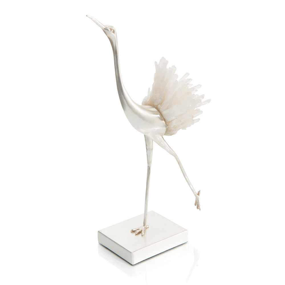 Stone, Quartz Egret Stretching | John-Richard - JRA-10670