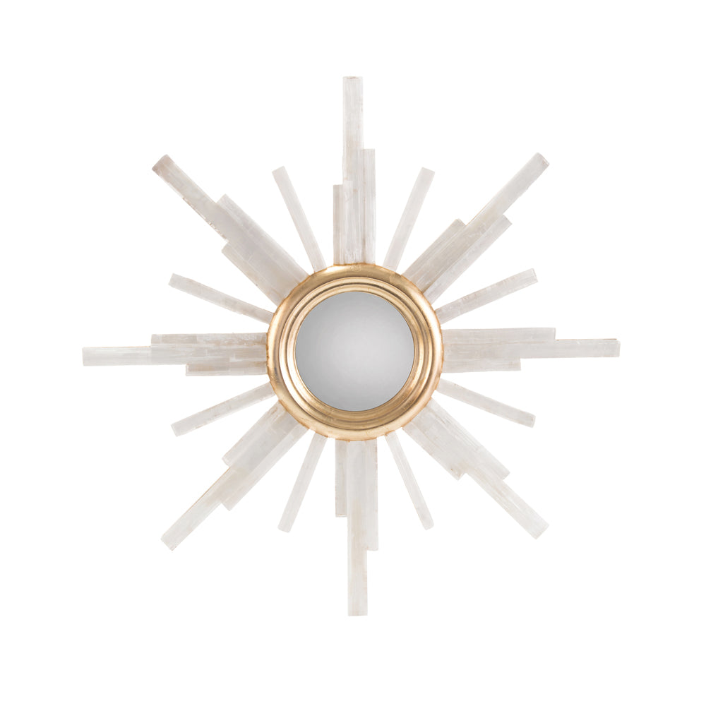 Selenite Star Mirror | John Richard - JRA-10967