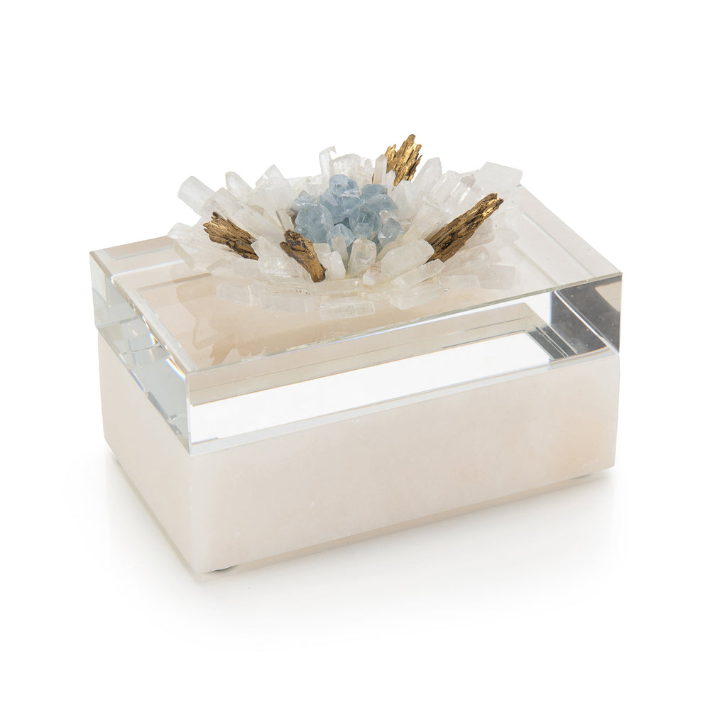Festooned in Stones Box with Celestite | John Richard - JRA-11357