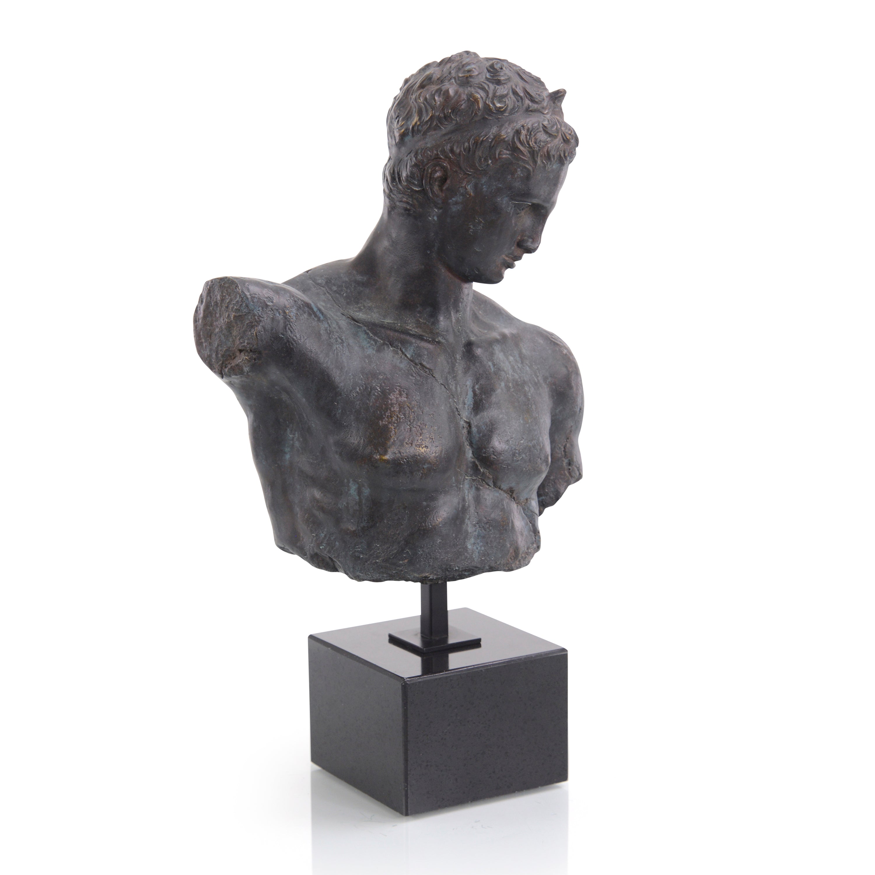 Greek Bust in Verde-Black | John Richard - JRA-11825
