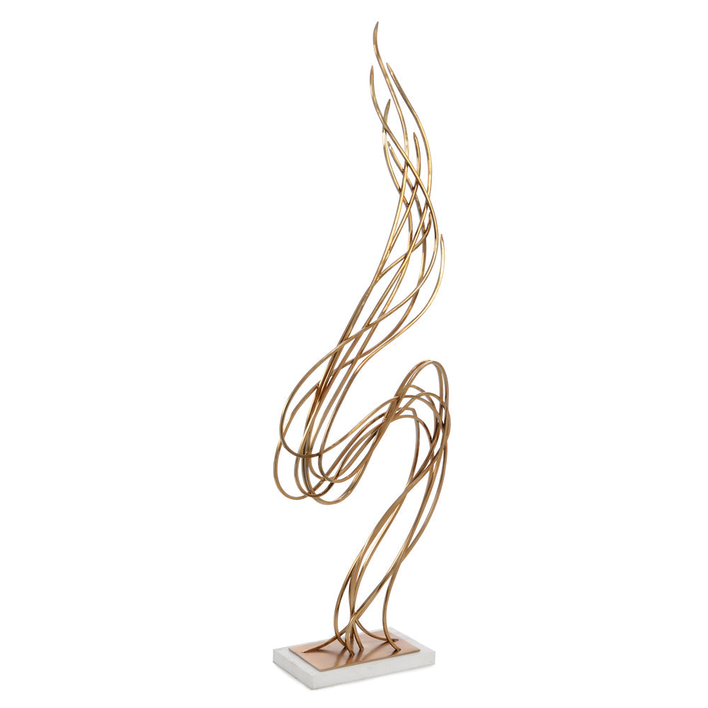 Windswept Brass Sculpture | John Richard - JRA-13024