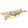 Draped Fabric Brass Rectangle Bowl | John Richard - JRA-13259