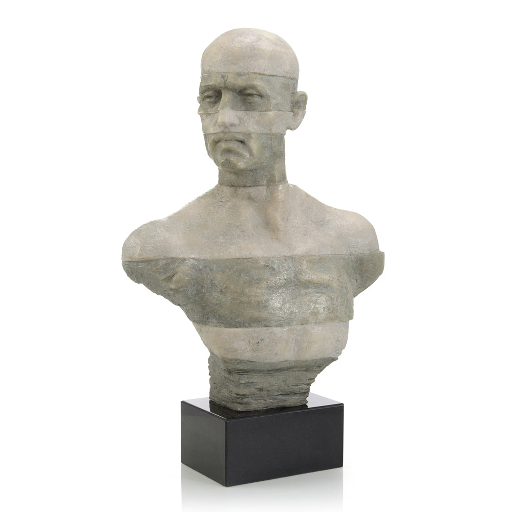Two-Tone Gray Bust Sculpture | John Richard - JRA-14010