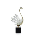 Crystalline Bird Sculpture on Black Base, Small | John Richard - JRA-15042