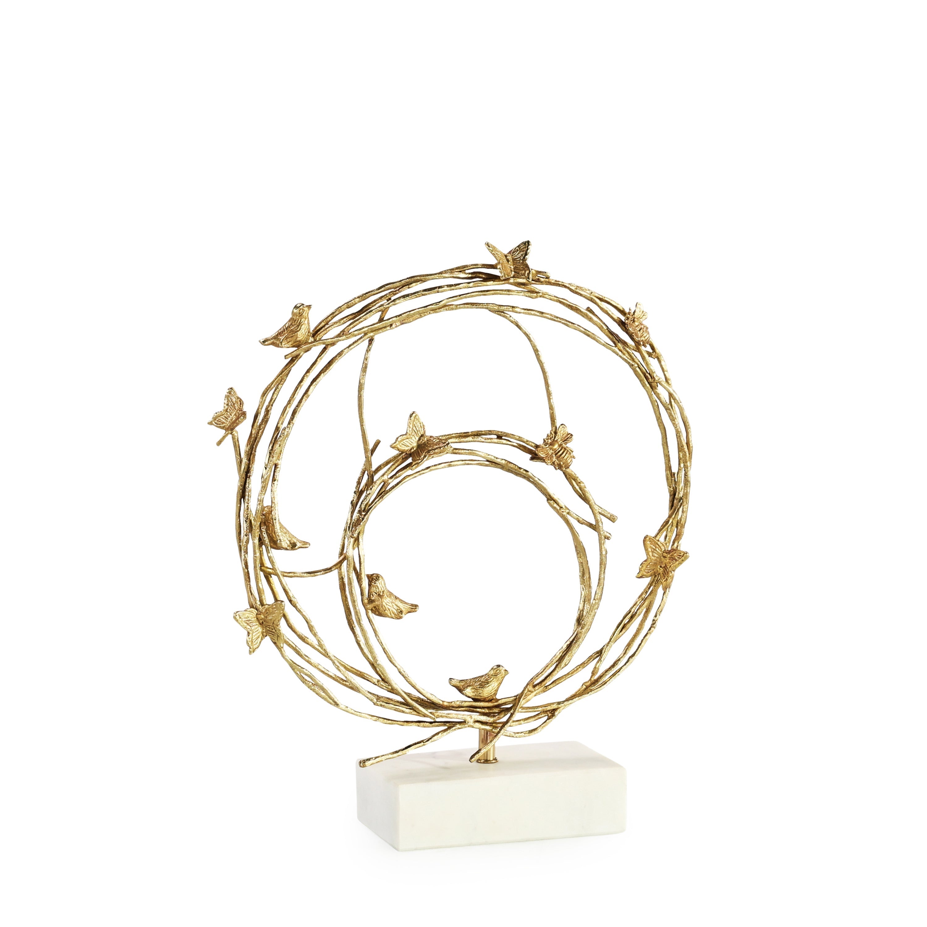 Roost Sculpture, Small Brass | John Richard - JRA-15515