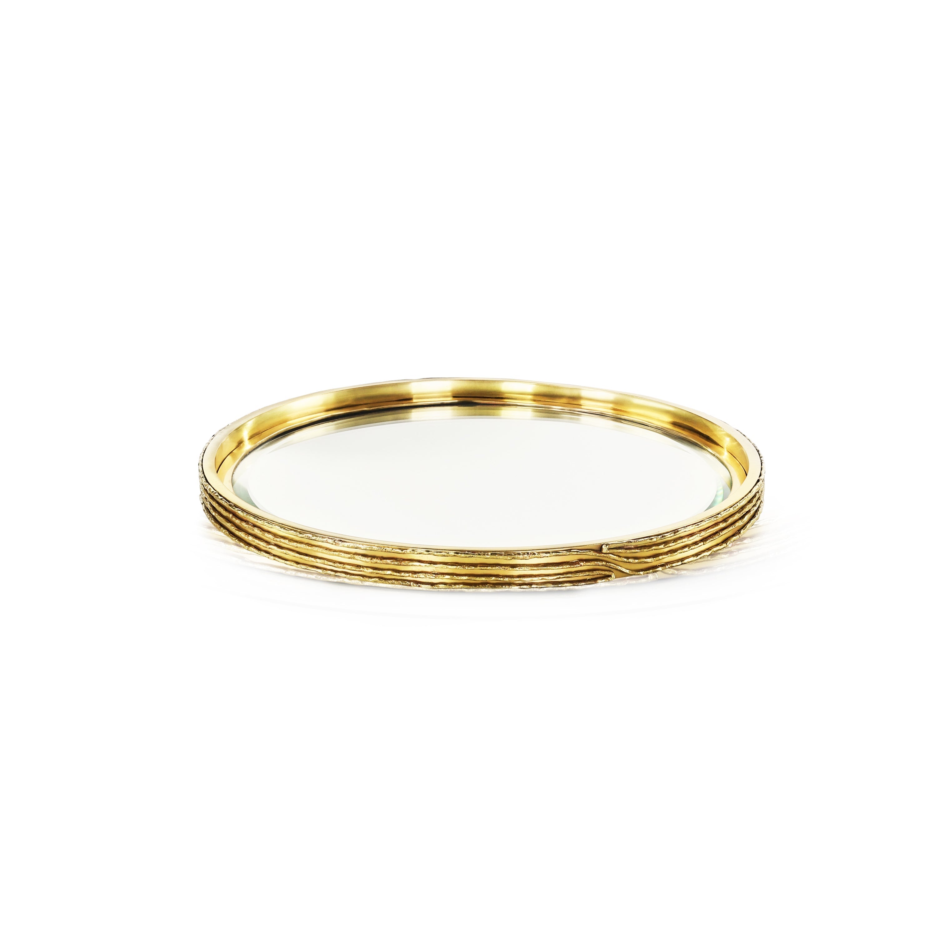 Ringed Tray, Small Brass | John Richard - JRA-15525