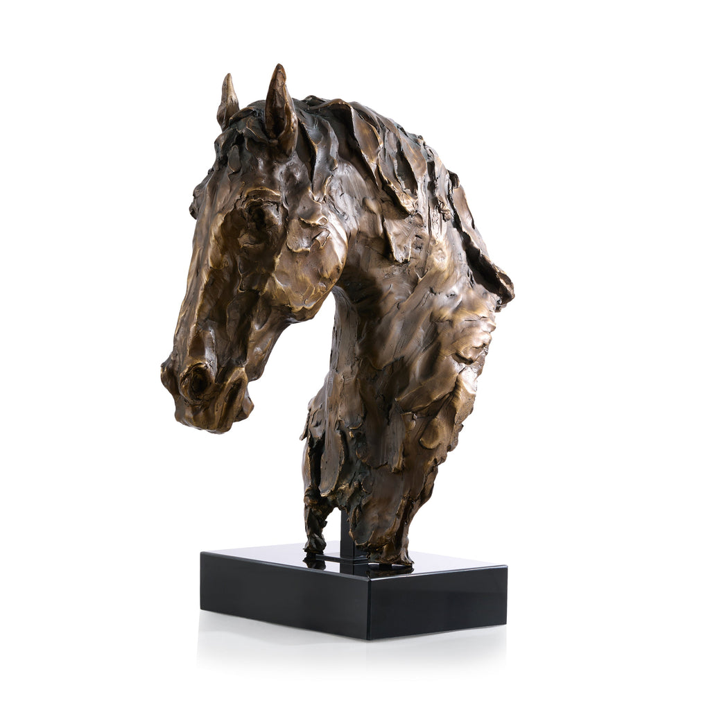 Horse Bust on Marble | John Richard - JRA-15707