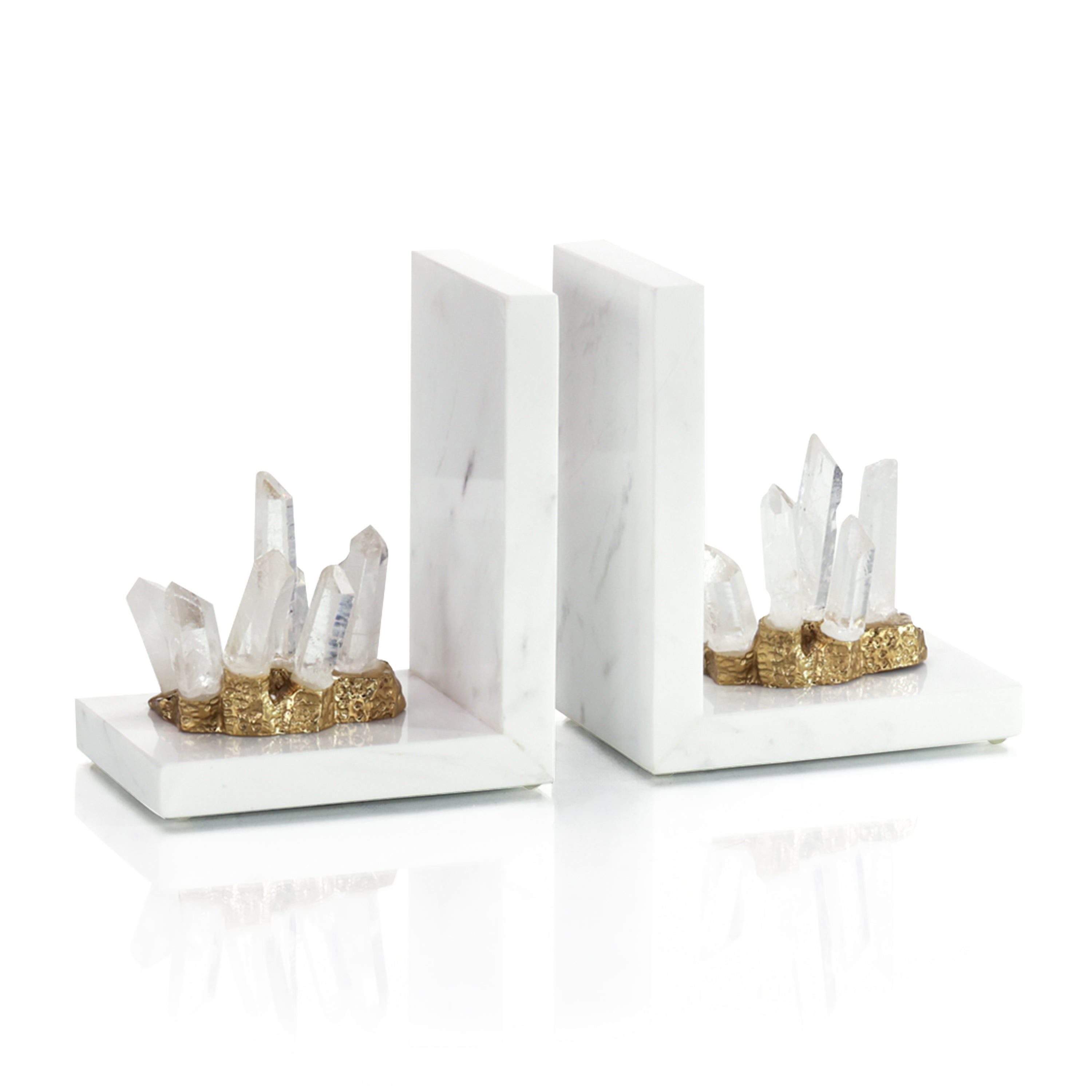 Crystalline Bookends, Set of 2 | John Richard - JRA-15716S2