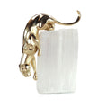 Panther Sculpture on Selenite | John Richard - JRA-15717