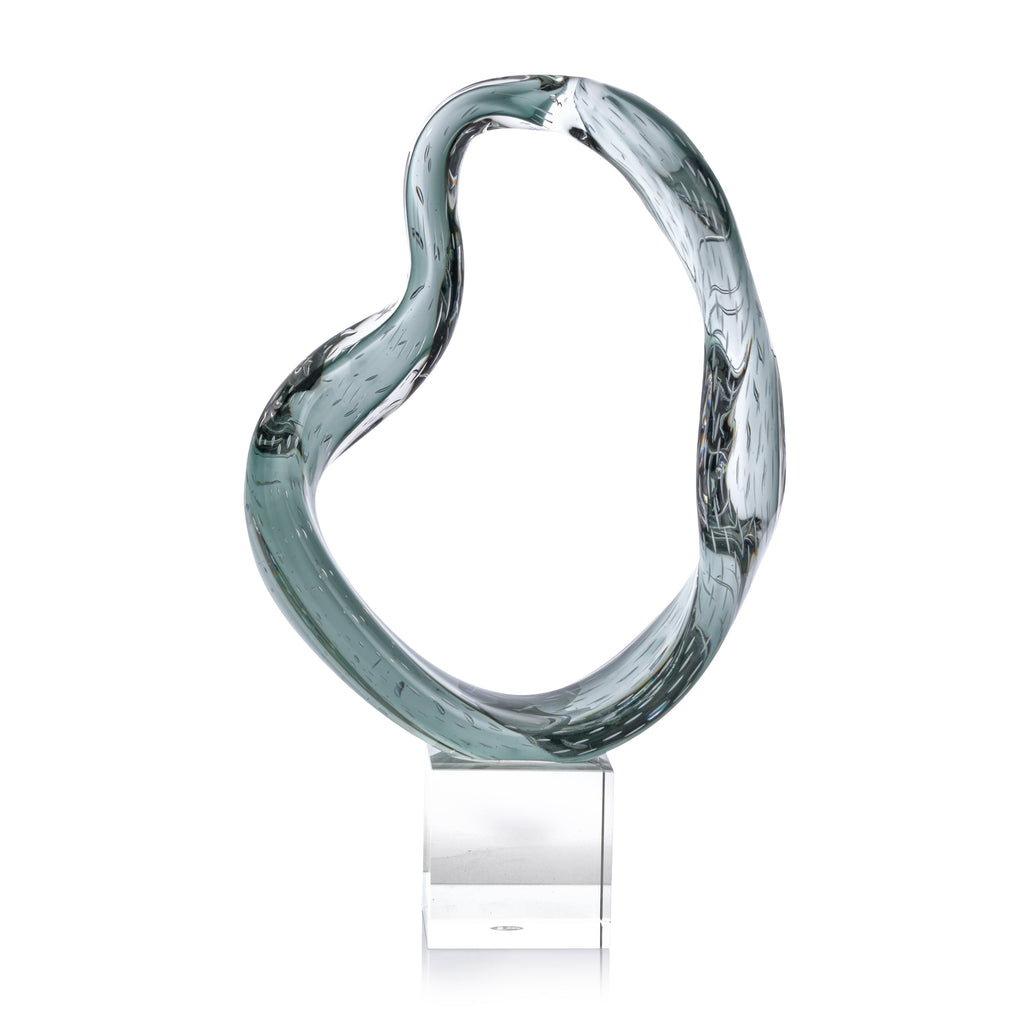Viridian Flux Sculpture on Crystal I | John Richard - JRA-15749