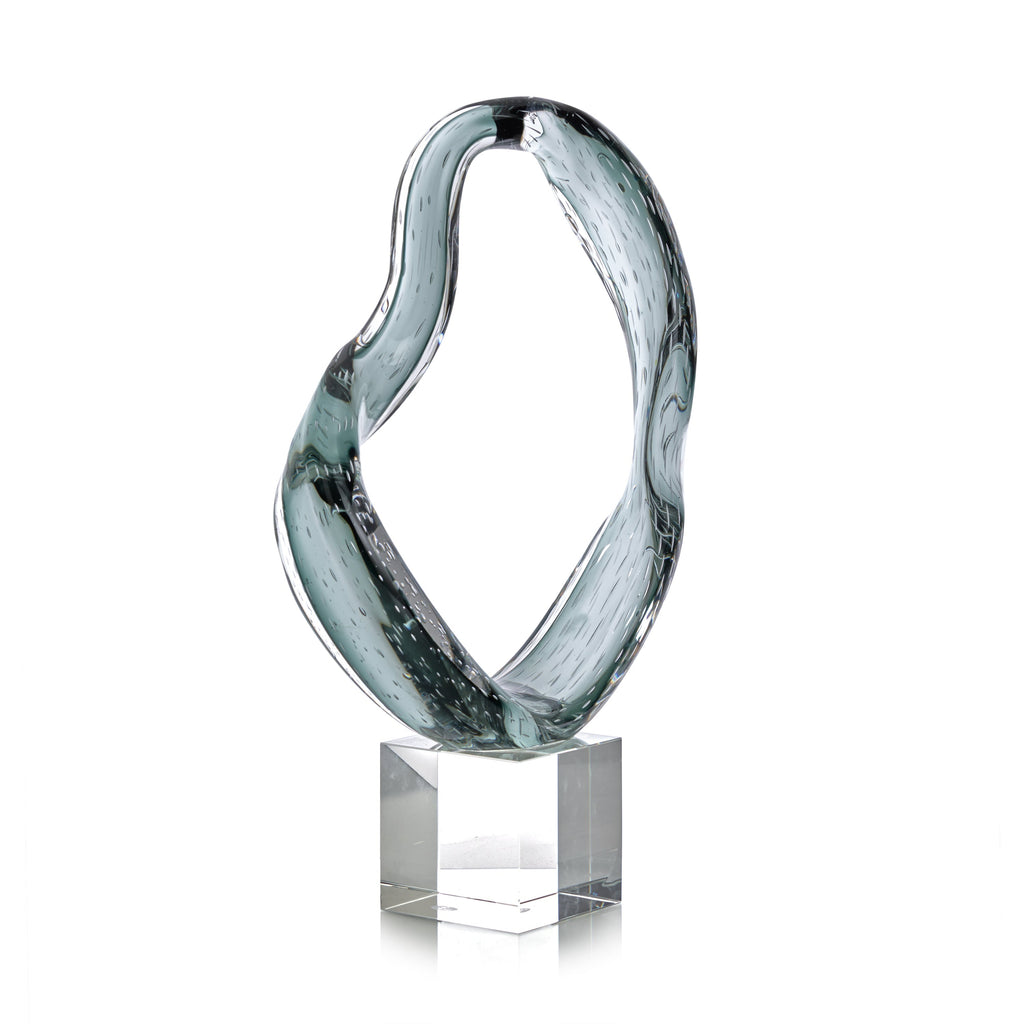 Viridian Flux Sculpture on Crystal I | John Richard - JRA-15749