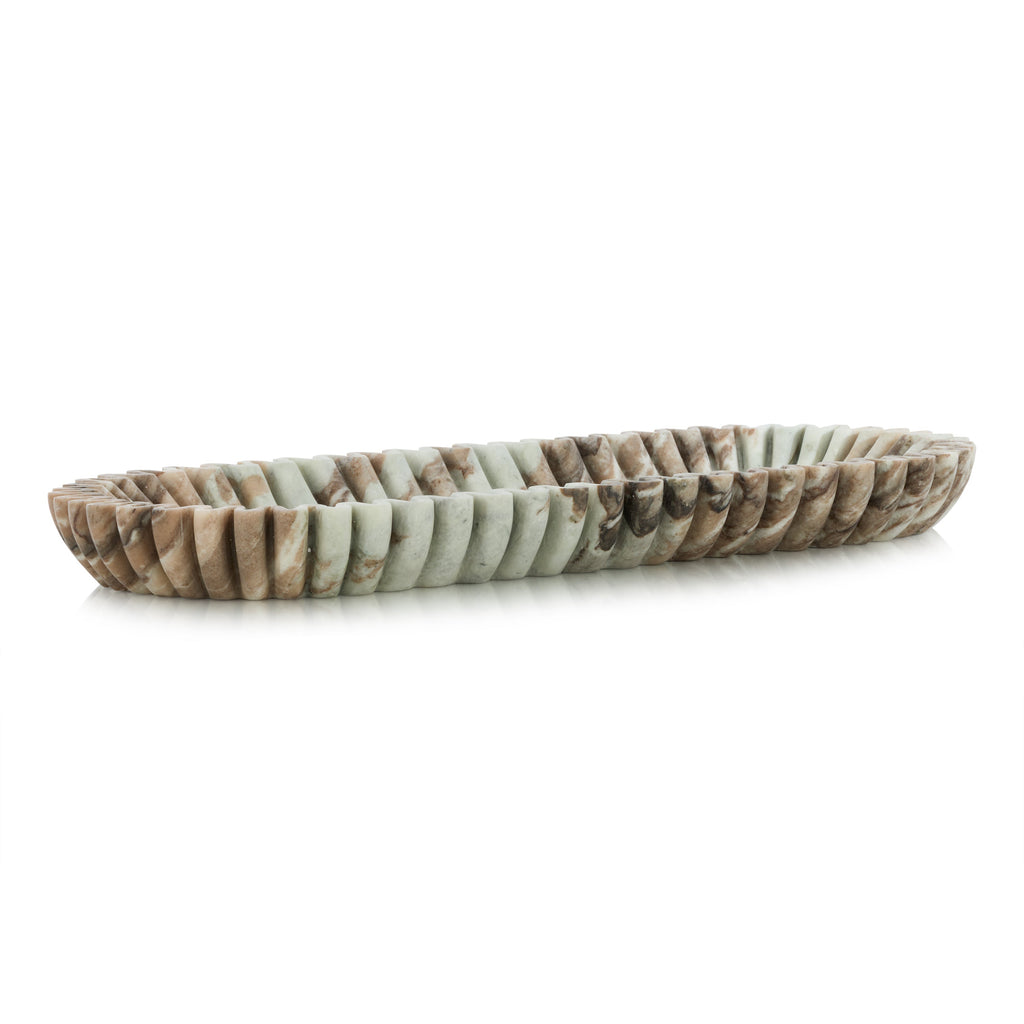 Scalloped Marble Tray | John Richard - JRA-15879