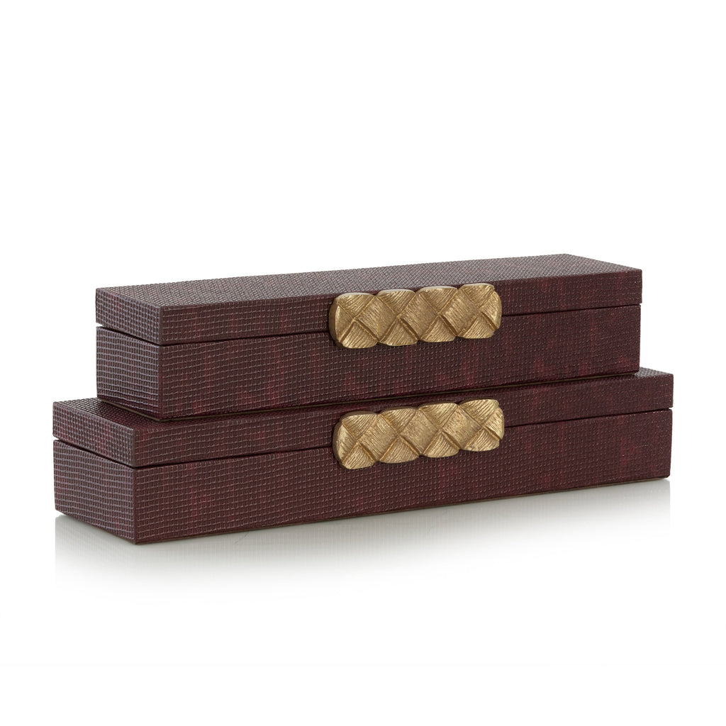 Chateau Boxes, Set of 2 | John Richard - JRA-15884S2