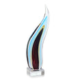 Glass Wisp Sculpture on Crystal, Medium | John Richard - JRA-16267