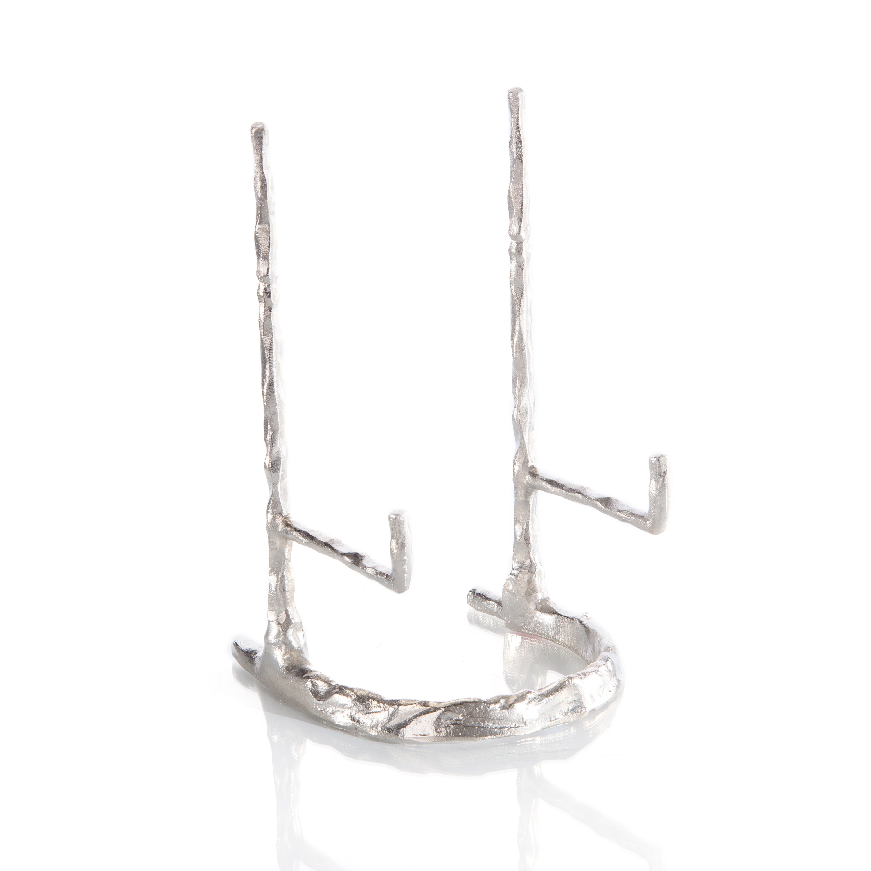 Giacometti Plate Stand In Nickel | John Richard - JRA-9816