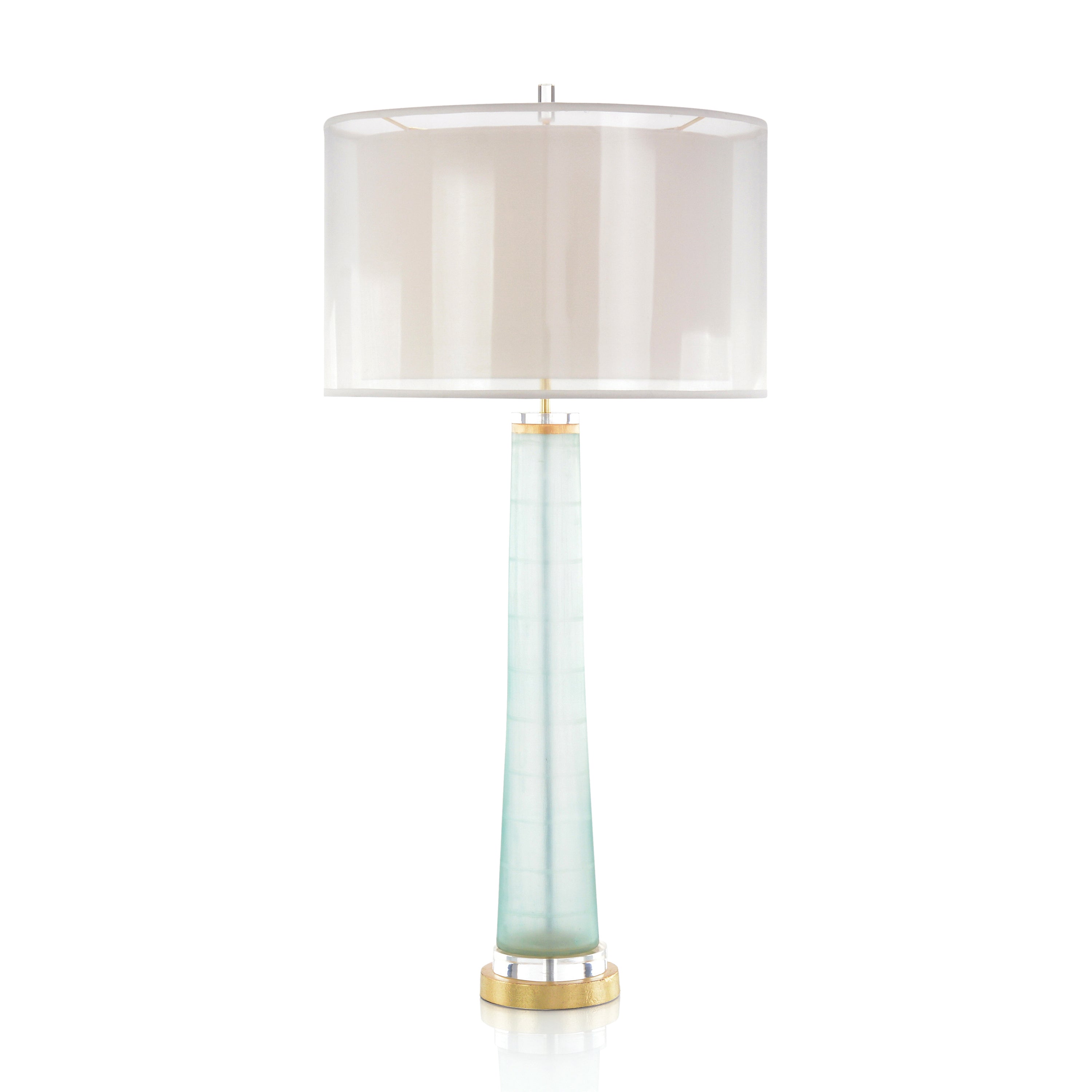 Pale Aqua and Gold Table Lamp | John Richard - JRL-10109