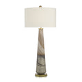 Furling Cream and Caramel Buffet Lamp | John-Richard - JRL-10181