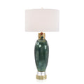Jeweled-Collar Table Lamp in Illusion Green | John-Richard - JRL-10335