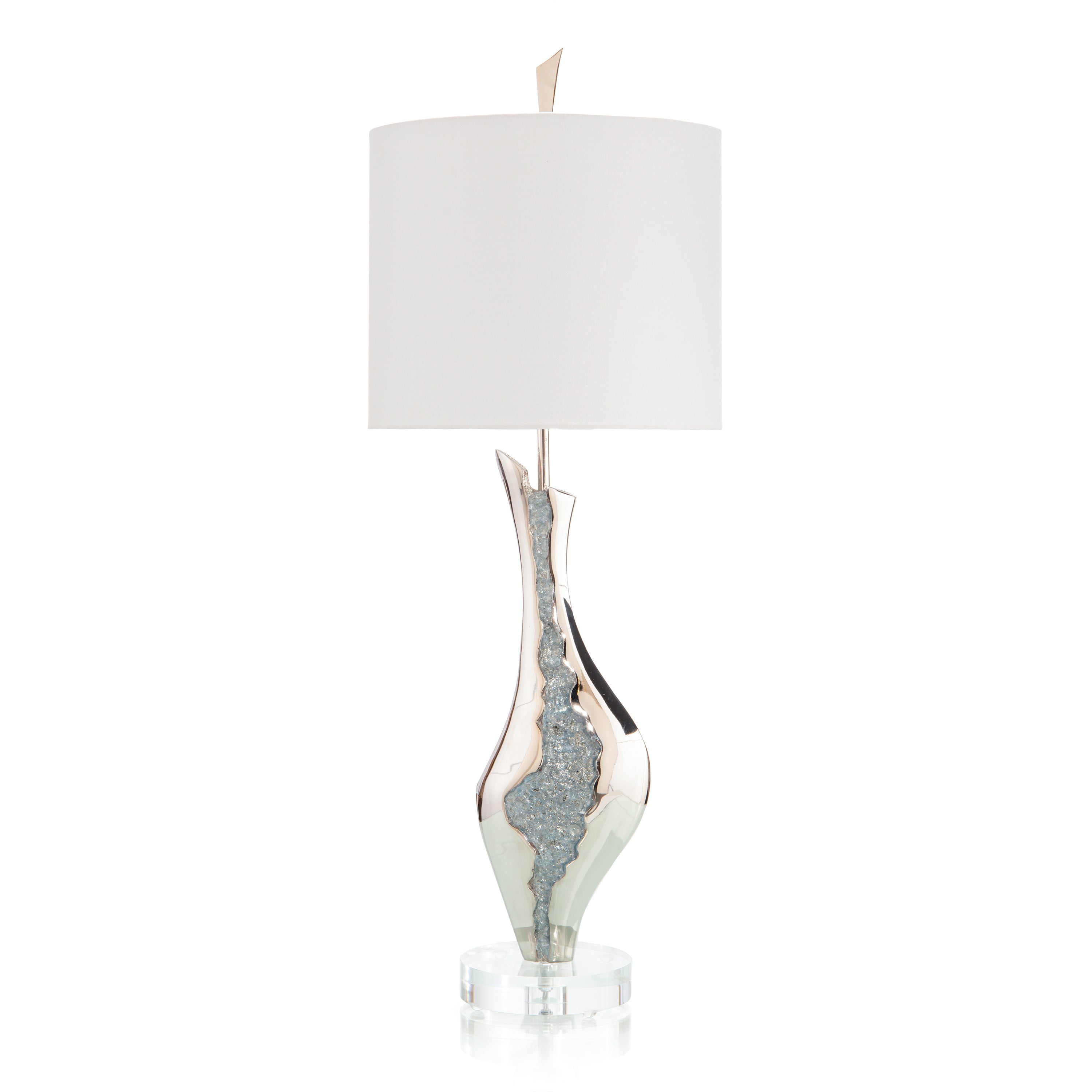 Glass Geode Table Lamp | John-Richard - JRL-10533