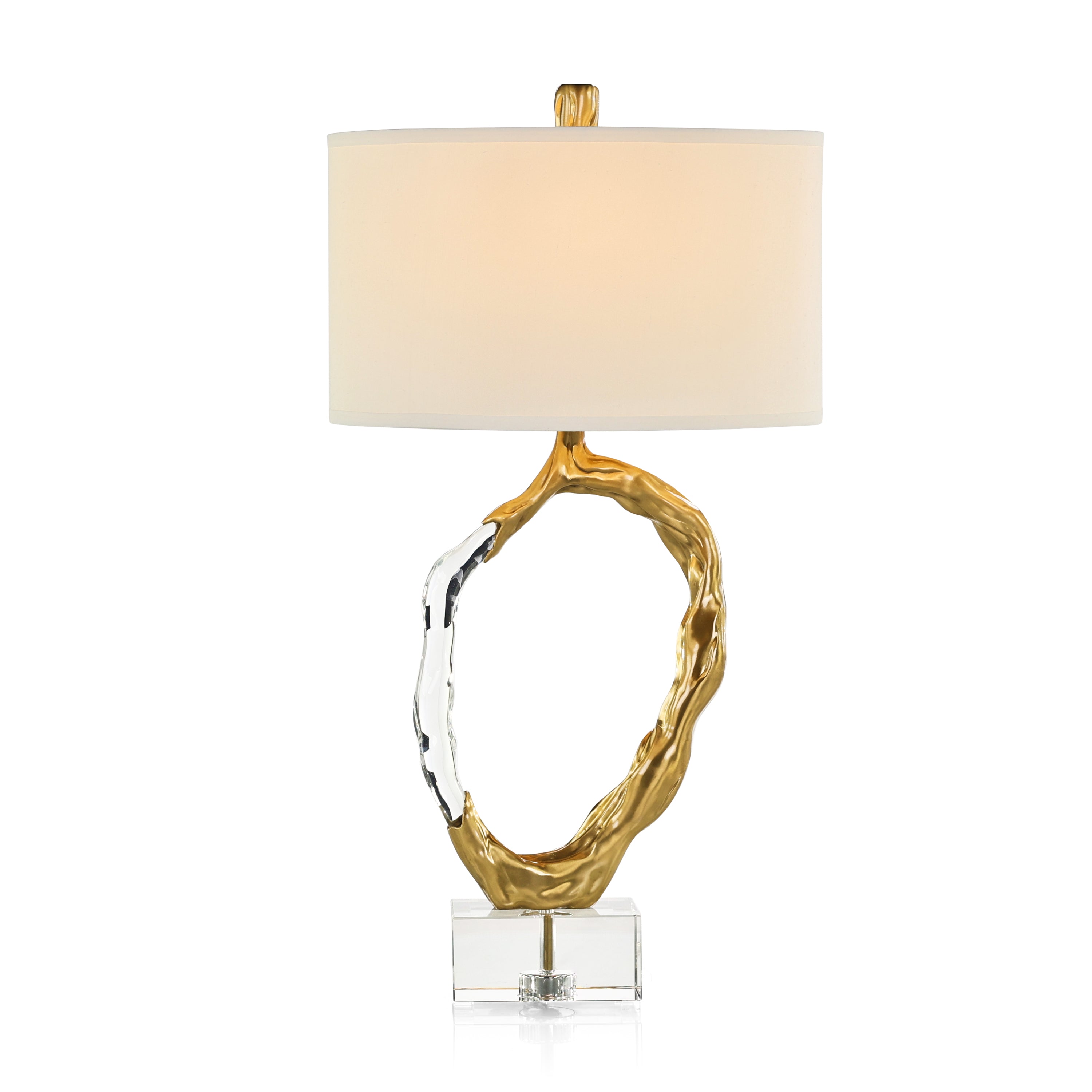 Metallic Ice Table Lamp, Brass | John Richard - JRL-11104