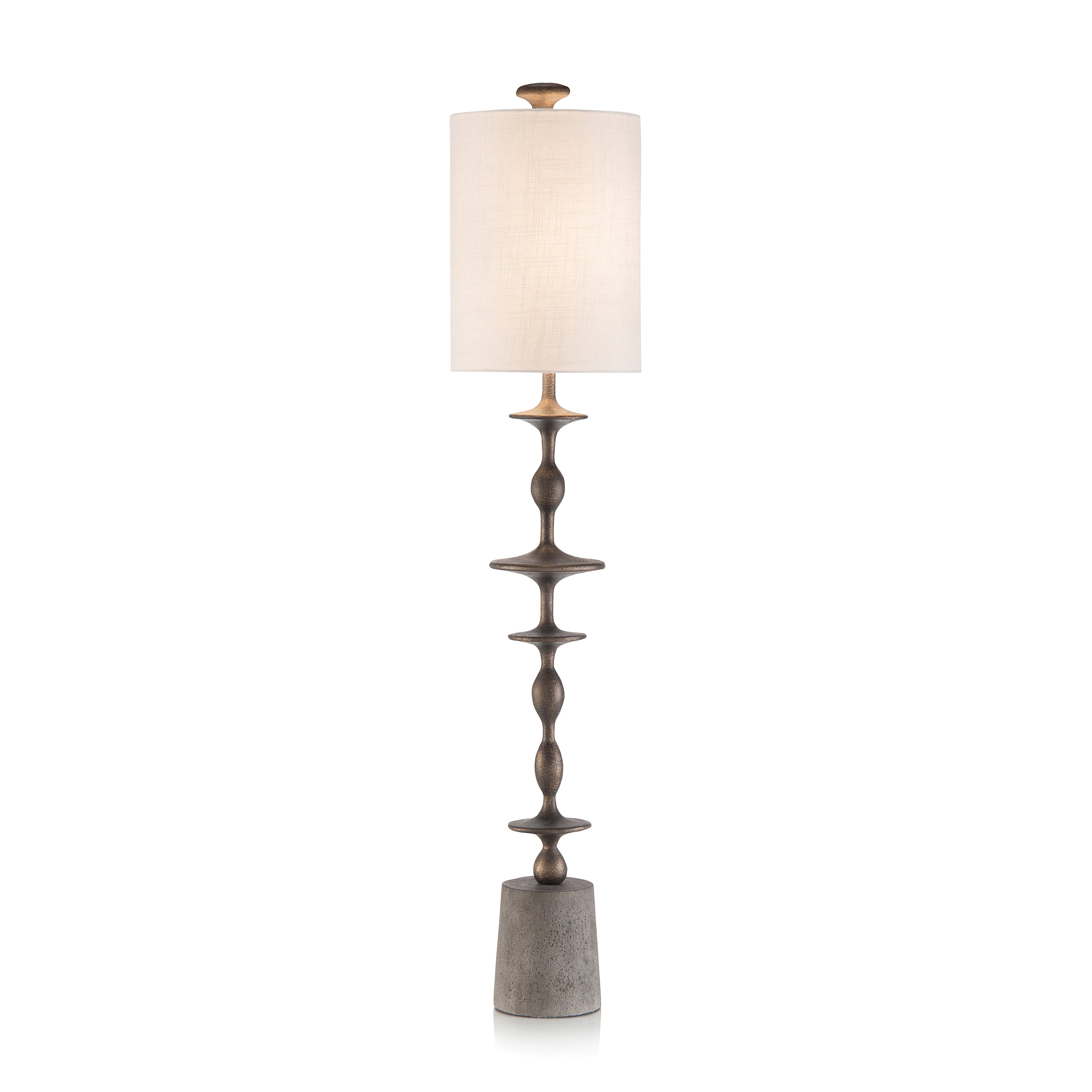 Matte Black Baluster Candlestick Lamp | John Richard - JRL-9952