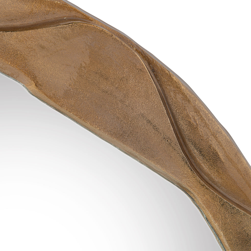 Round Ruga Mirror, Large Gold | John Richard - JRM-1369