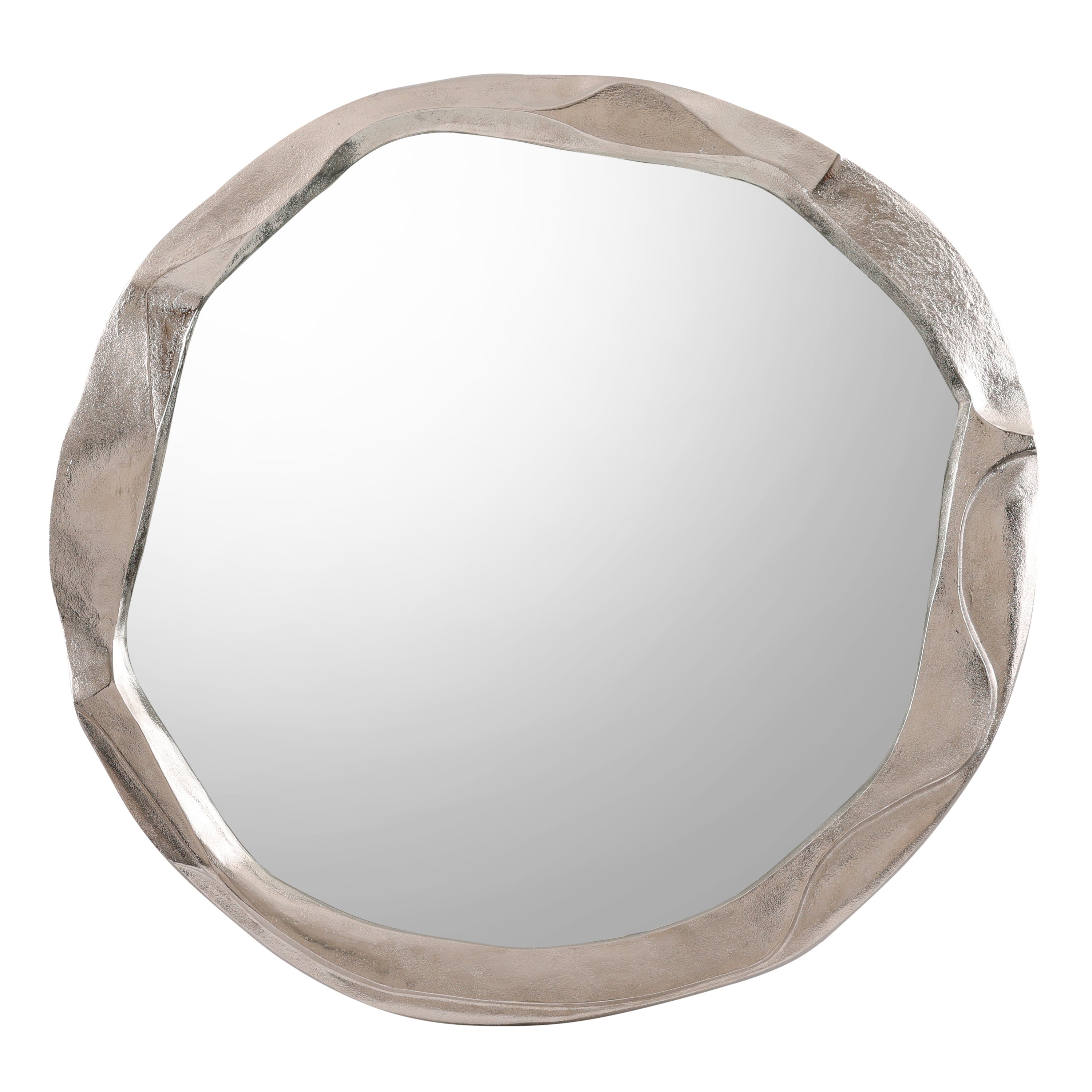 Round Ruga Mirror, Small Nickel | John Richard - JRM-1371