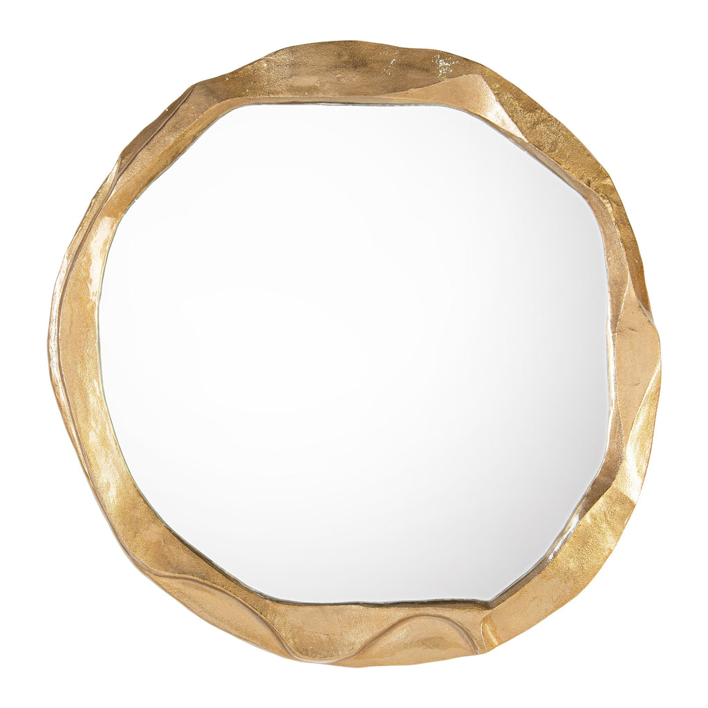 Round Ruga Mirror, Small Gold | John Richard - JRM-1372