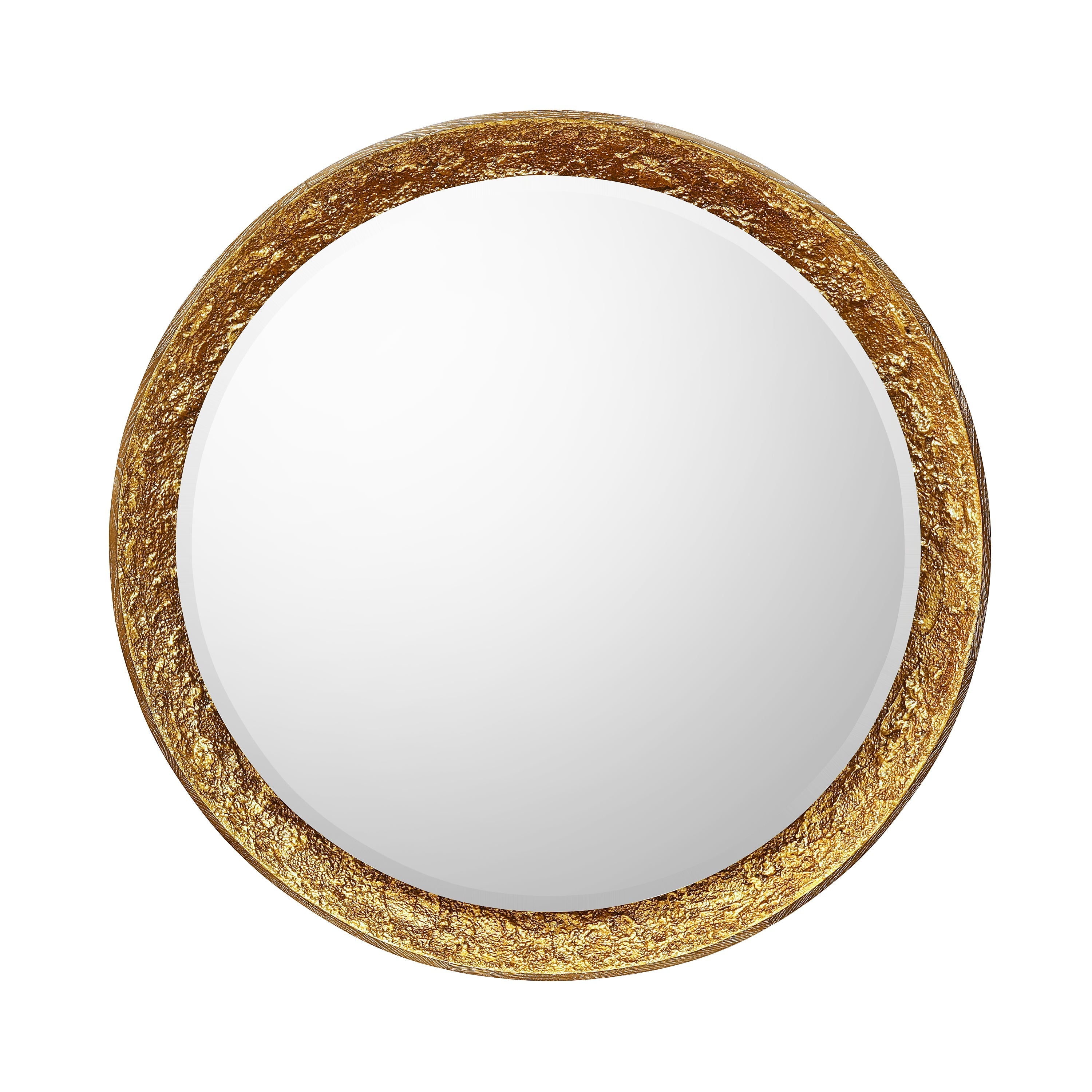 Gilded Oak Mirror, Round | John Richard - JRM-1428