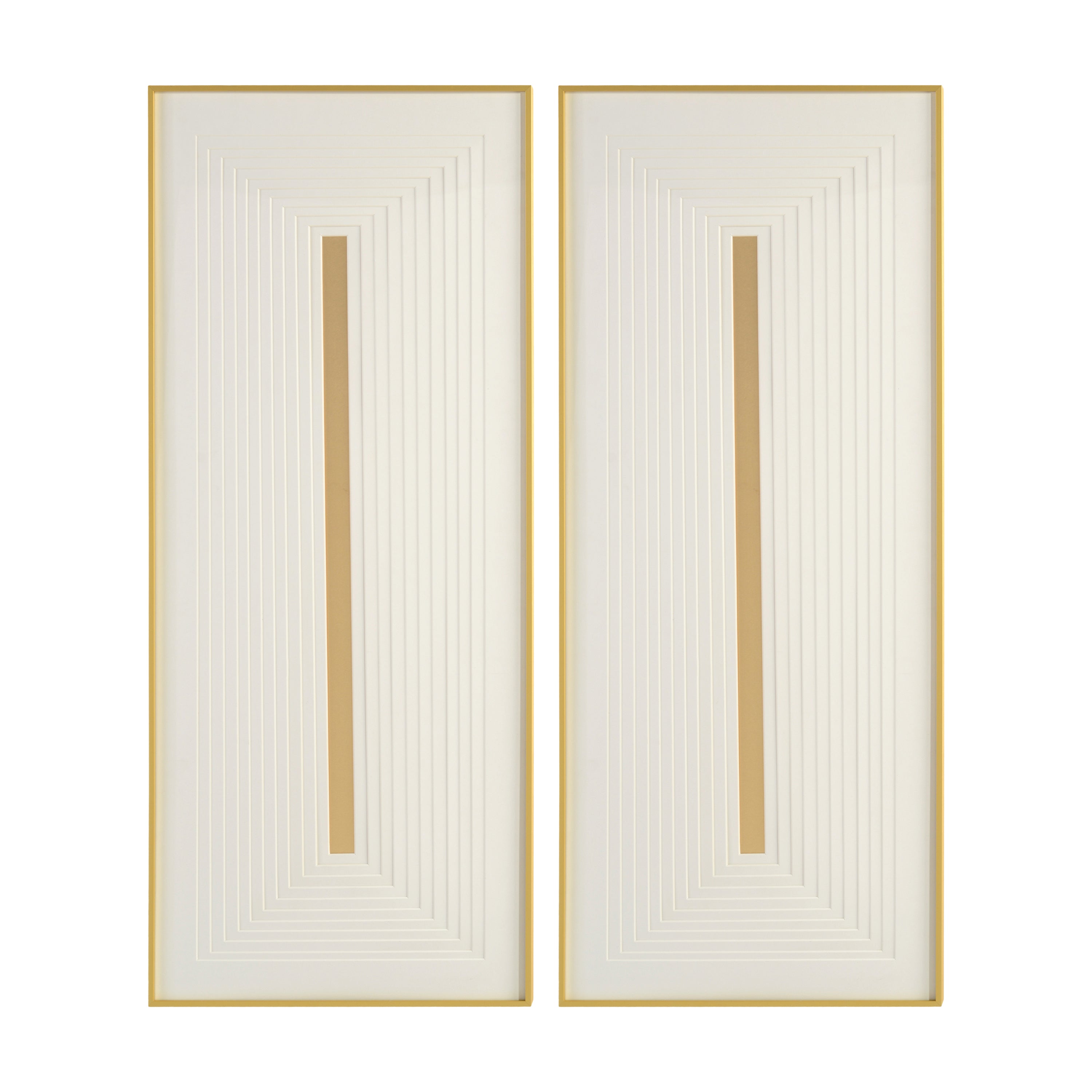 Golden Barricade (Set Of Two) | John Richard - JRO-3089S2
