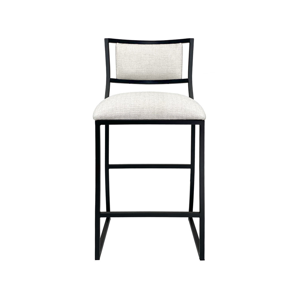 Ki B257H26XS MatteBlack finish SugarshackPearl fabric front