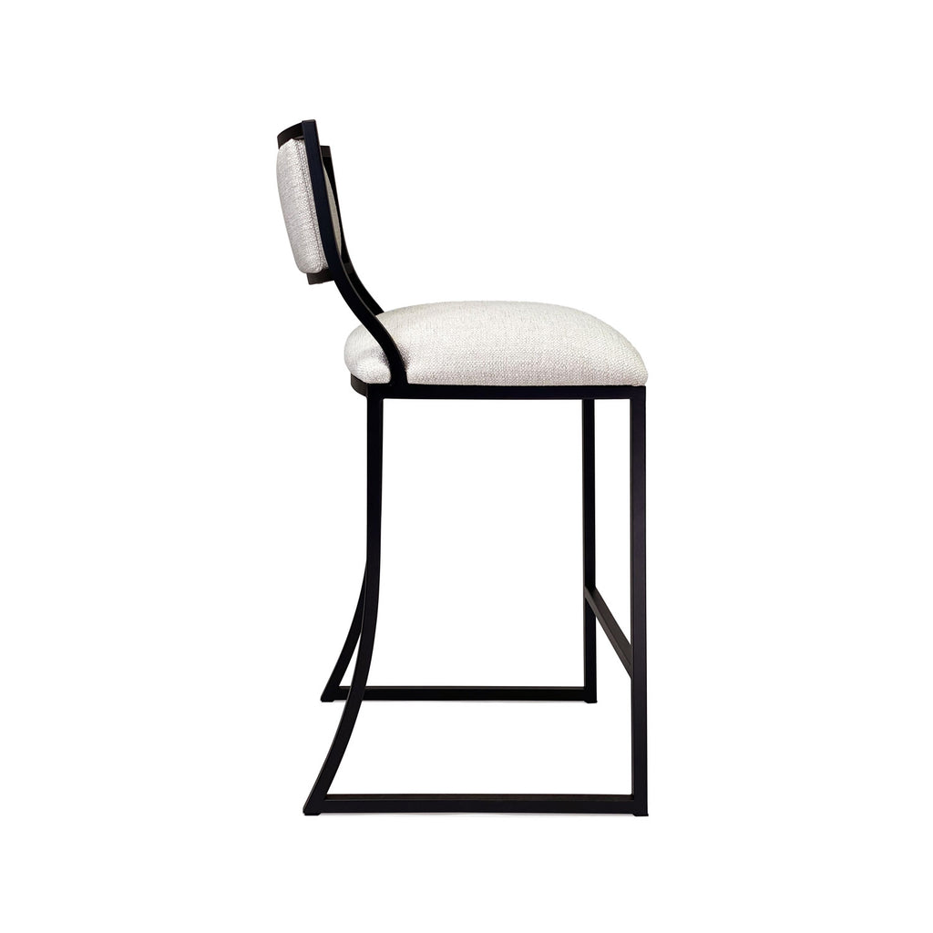Ki B257H26XS MatteBlack finish SugarshackPearl fabric side