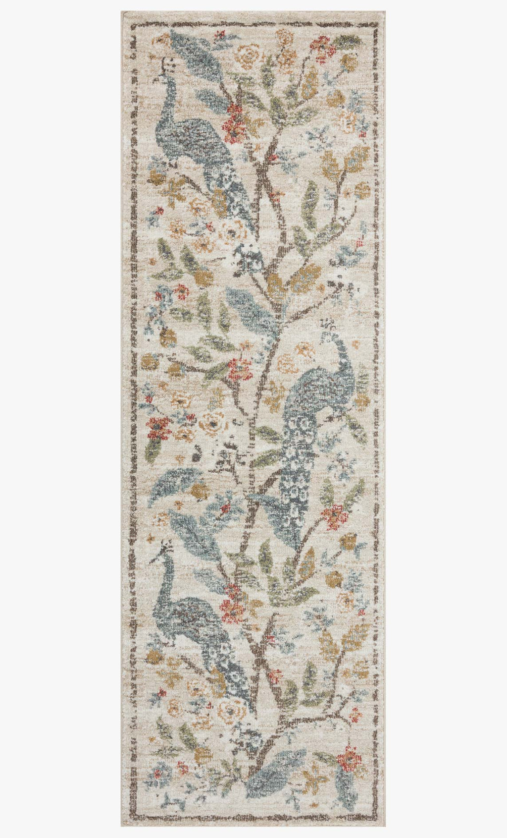 LAU-05 RP PEACOCK GARDEN CREAM