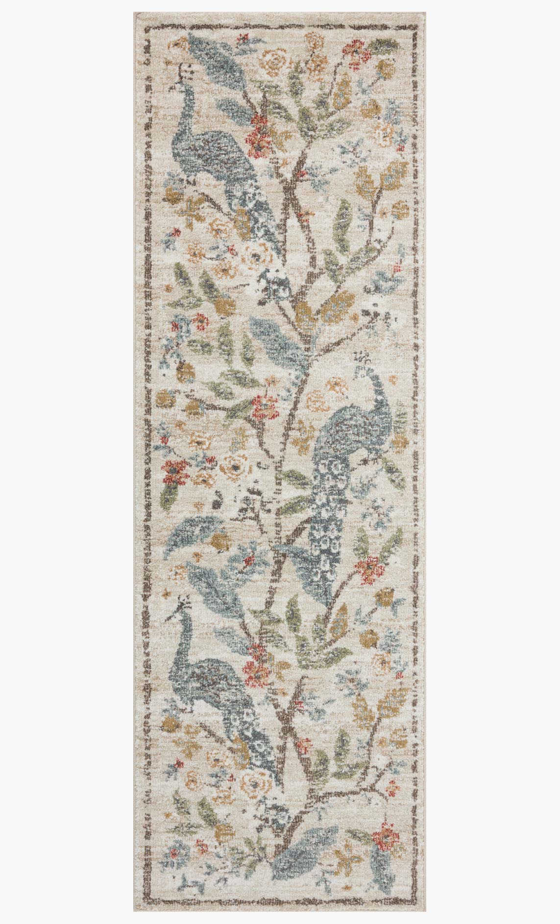 LAU-05 RP PEACOCK GARDEN CREAM