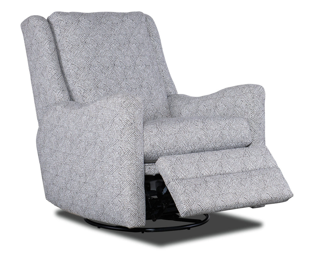 Dimitri Swivel Glider Recliner Solid Back - Power Recline