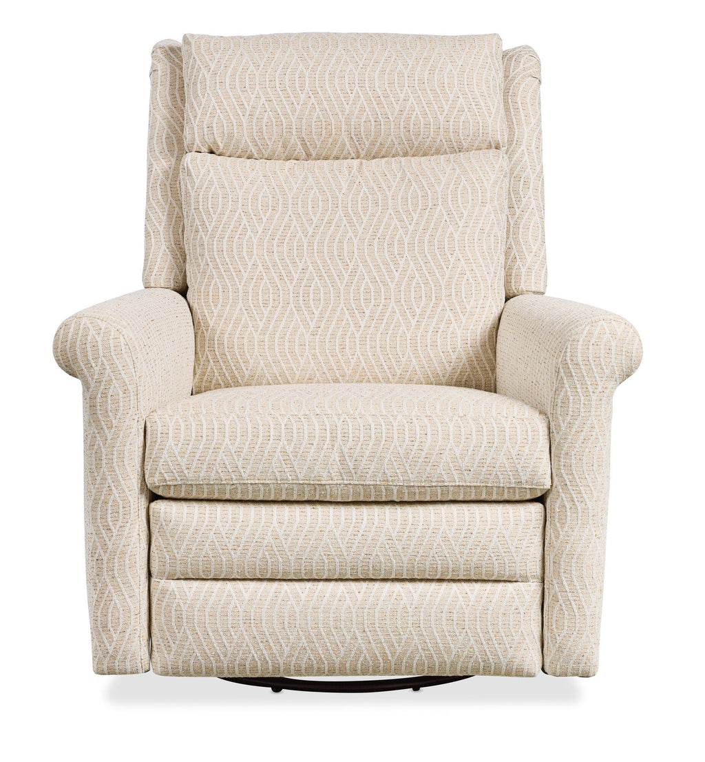 Straight view of Danae Swivel Glider Recliner