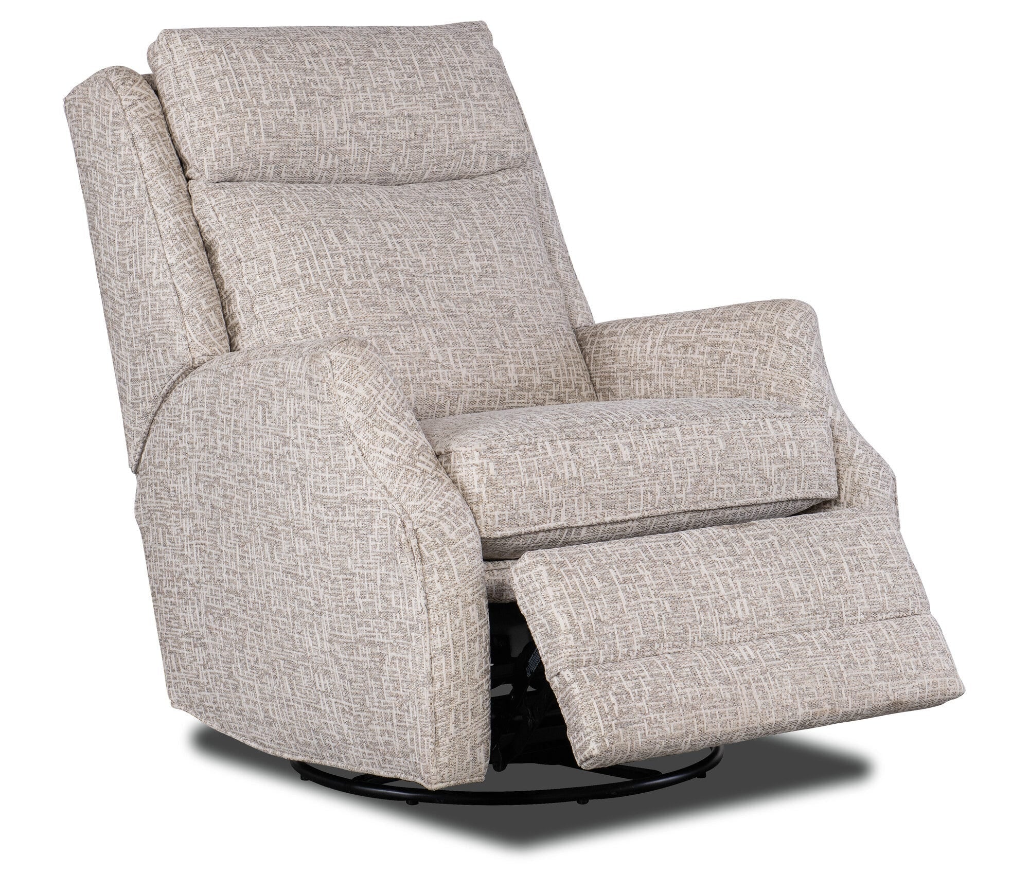 Darrien Swivel Glider Recliner Divided Back - Power Recline with Power Headrest