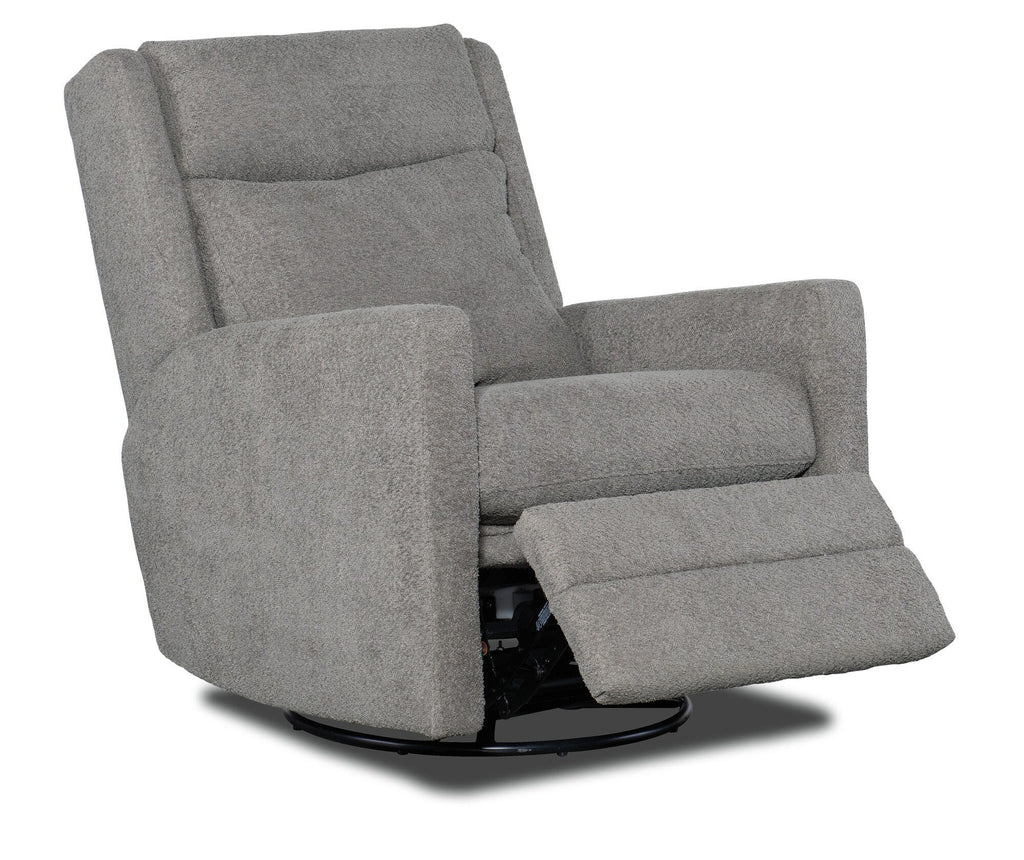 Daxton Swivel Glider Recliner Divided Back - Power Recline with Power Headrest