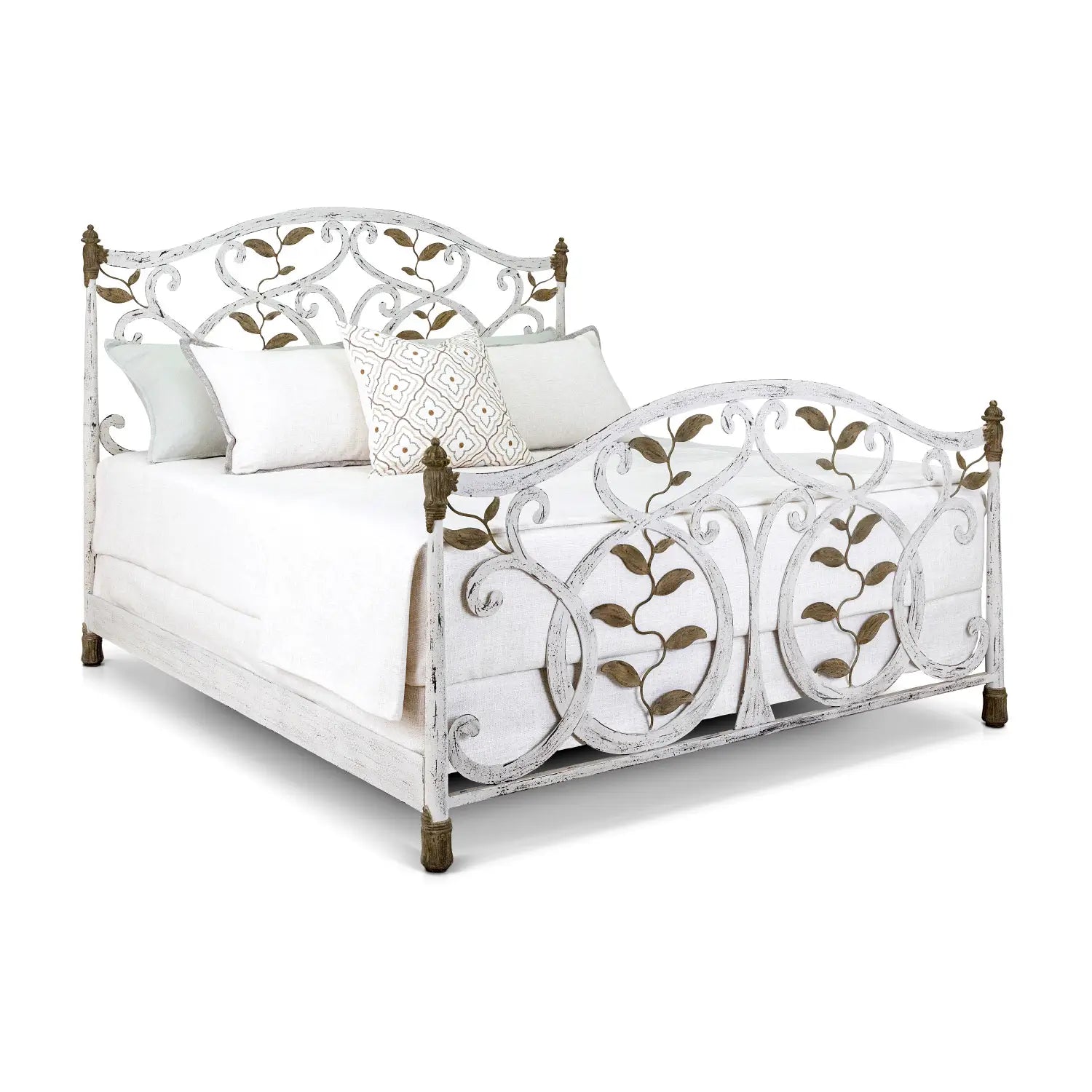 Laurel 1364 queen CBMPF VintageWhite finish