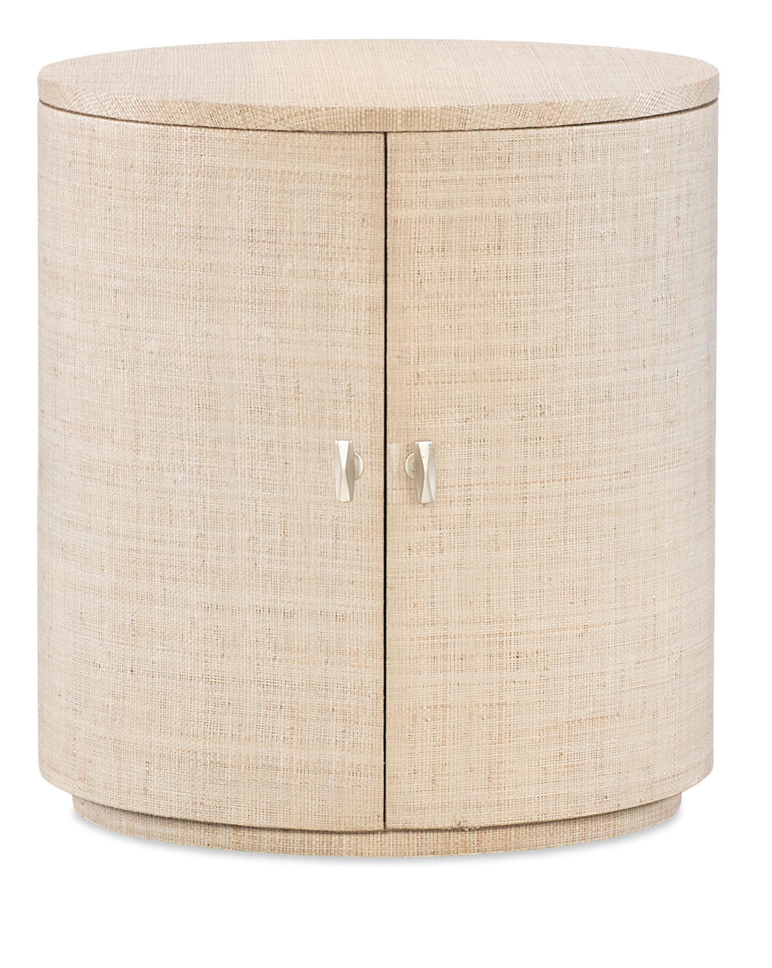Margaritaville Coral Round End Table - Straight Silo Image 1