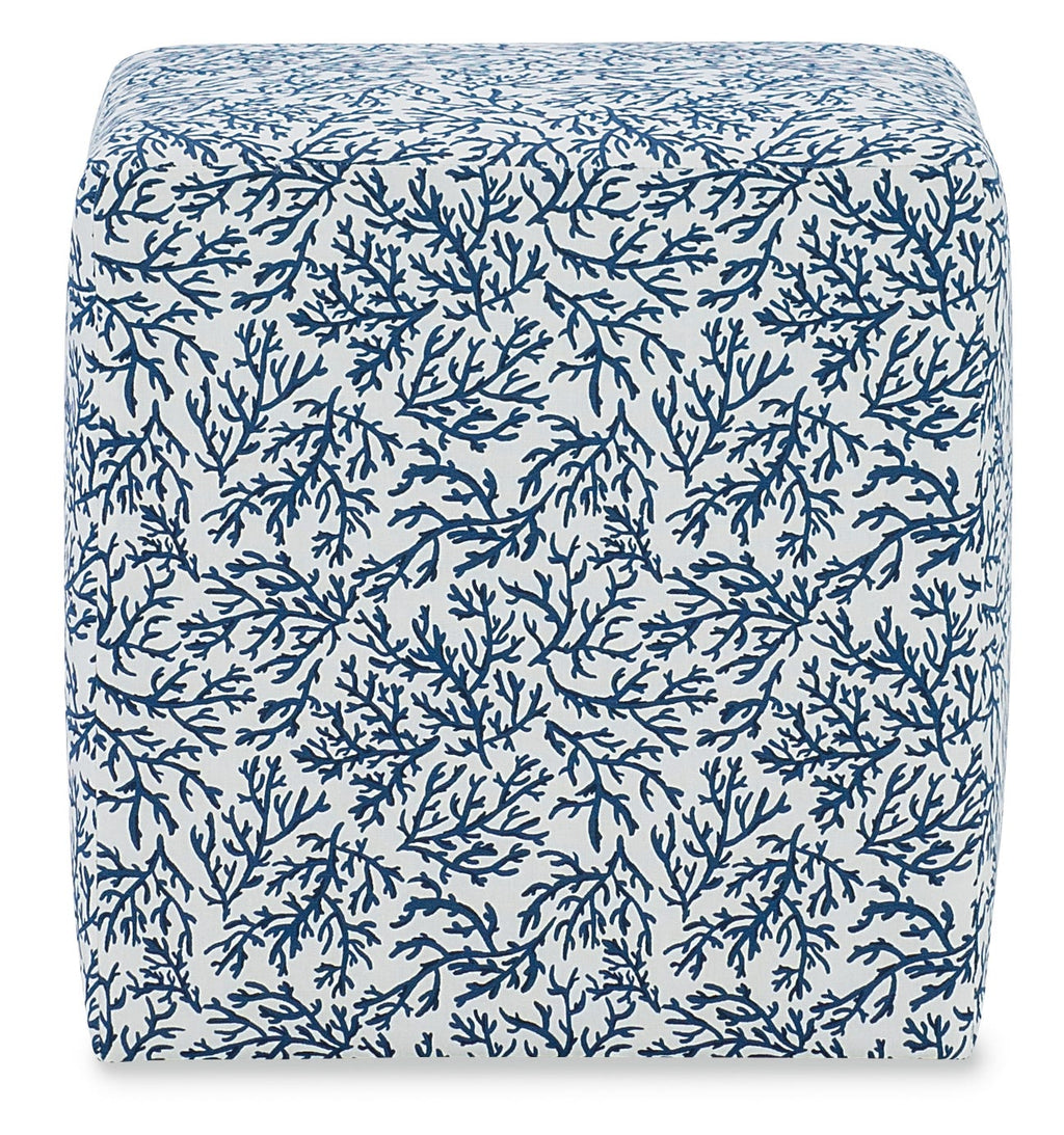 Margaritaville Salty Cube Ottoman - Straight Image 2
