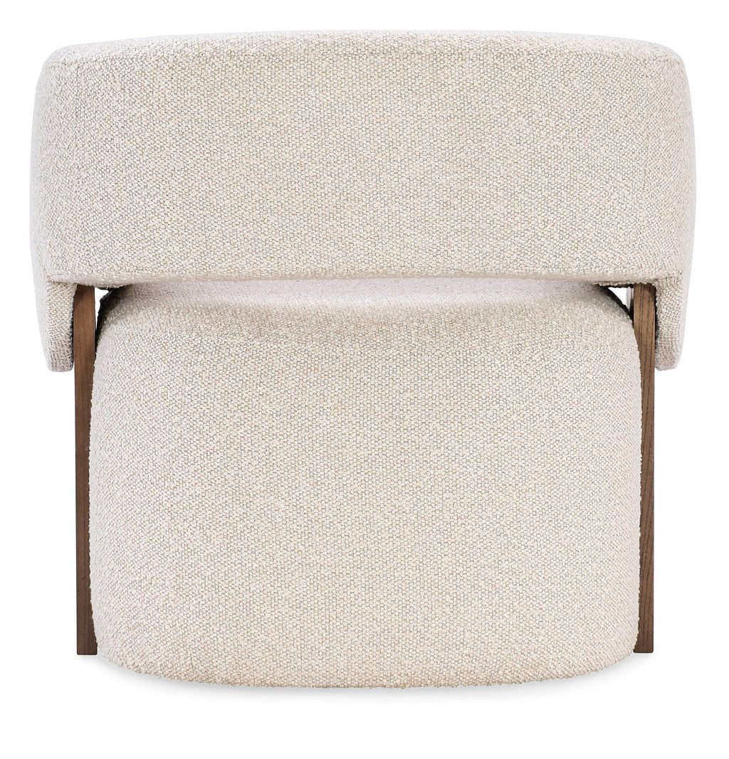 Margaritaville Livingston Exposed Wood Swivel Chair