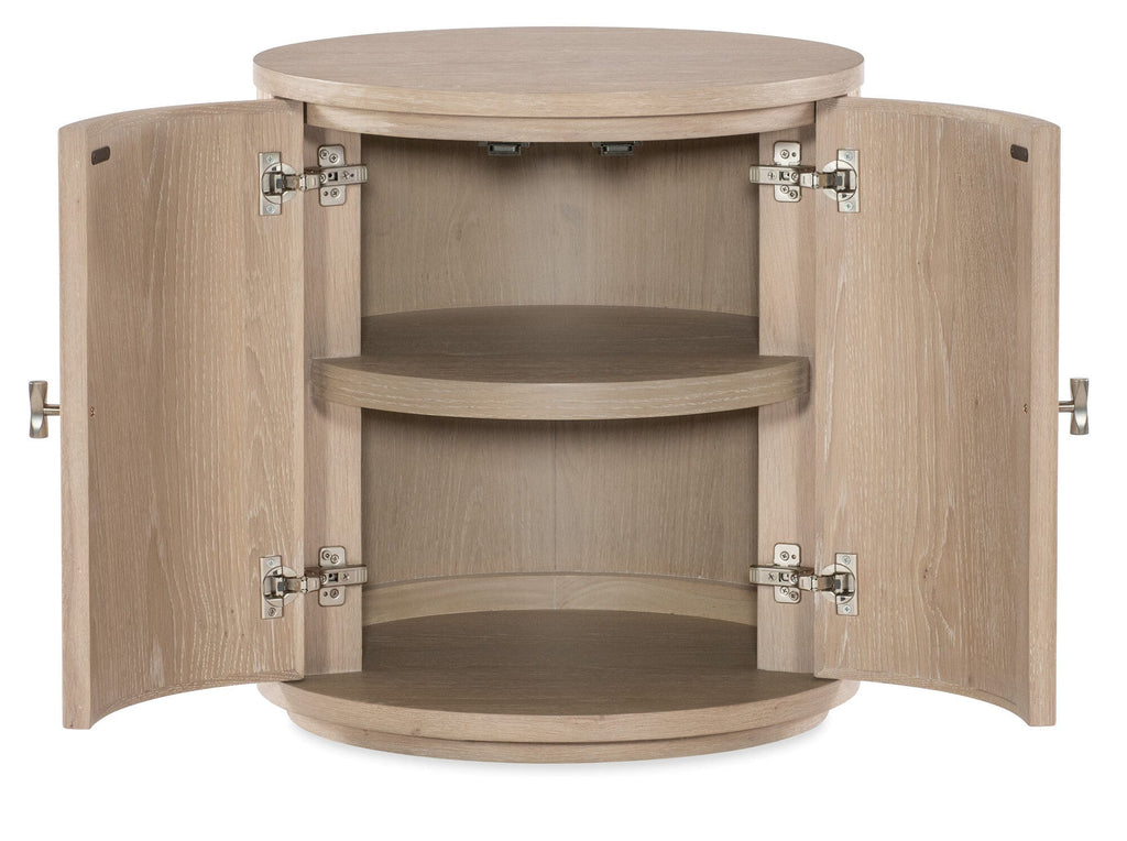 Margaritaville Mission Bay Round Side Table - Straight Open Silo Image