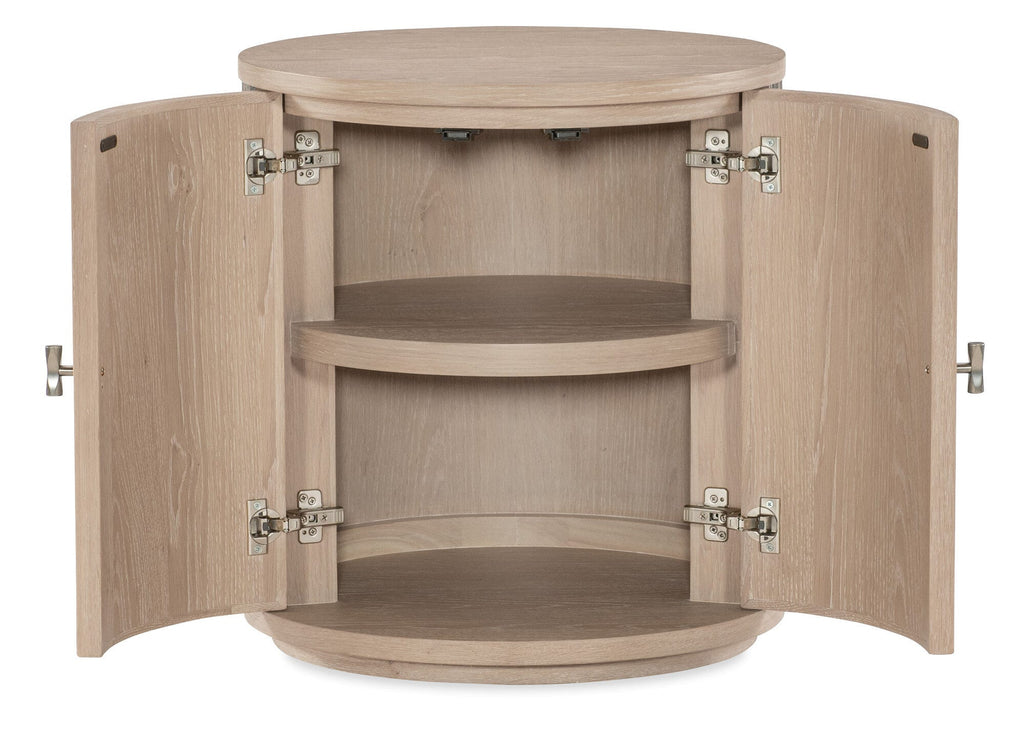 Margaritaville Siren Song Round End Table - Straight Open Image